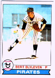 1979 Topps Baseball Cards      308     Bert Blyleven